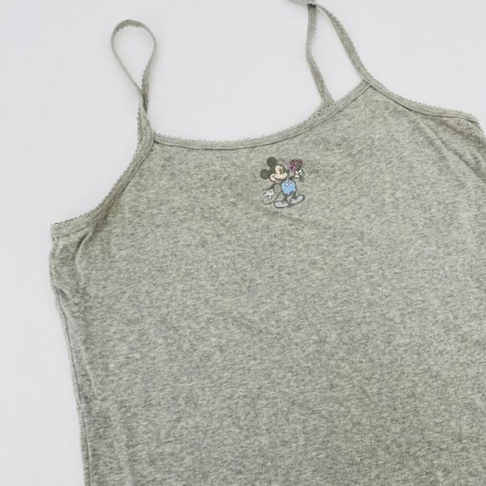 Vintage Disney gray pointelle‎ micket camisole